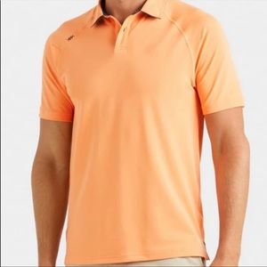 Rhone Delta Pique Polo; Medium; Melon